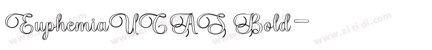 EuphemiaUCAS Bold字体转换